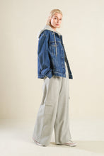 Load image into Gallery viewer, CROSS YOUR MIND DENIM JACKET
