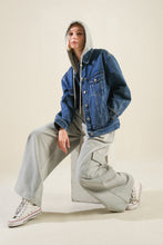 Load image into Gallery viewer, CROSS YOUR MIND DENIM JACKET
