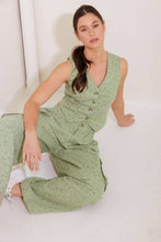 Load image into Gallery viewer, DRIFTING CURRENTS OLIVE WOVEN VEST
