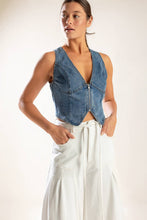 Load image into Gallery viewer, PICTURE PERFECT DENIM VEST
