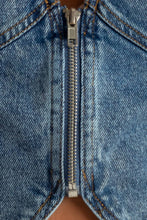 Load image into Gallery viewer, PICTURE PERFECT DENIM VEST
