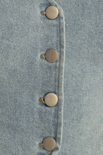 Load image into Gallery viewer, KICK IT WITH ME DENIM VEST
