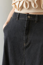 Load image into Gallery viewer, TRADING SECRETS DENIM SKIRT
