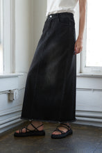 Load image into Gallery viewer, TALK ABOUT BEAUTY DENIM MIDI SKIRT

