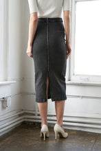 Load image into Gallery viewer, SUNKISSED BY SUNSET DENIM MIDI SKIRT
