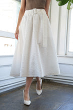 Load image into Gallery viewer, TALK TO THE SAND WOVEN MIDI SKIRT
