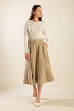 Load image into Gallery viewer, YOU KNOW IT TWILL MIDI SKIRT
