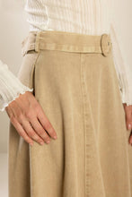 Load image into Gallery viewer, YOU KNOW IT TWILL MIDI SKIRT
