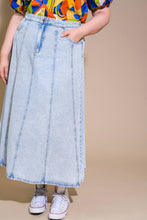 Load image into Gallery viewer, URBAN COWGIRL DENIM MIDI SKIRT

