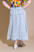 Load image into Gallery viewer, URBAN COWGIRL DENIM MIDI SKIRT
