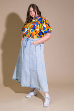 Load image into Gallery viewer, URBAN COWGIRL DENIM MIDI SKIRT
