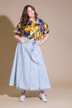 Load image into Gallery viewer, URBAN COWGIRL DENIM MIDI SKIRT
