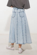 Load image into Gallery viewer, URBAN COWGIRL DENIM MIDI SKIRT
