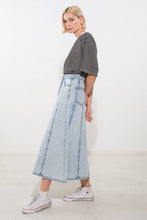 Load image into Gallery viewer, URBAN COWGIRL DENIM MIDI SKIRT
