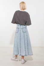 Load image into Gallery viewer, URBAN COWGIRL DENIM MIDI SKIRT
