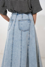 Load image into Gallery viewer, URBAN COWGIRL DENIM MIDI SKIRT
