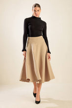 Load image into Gallery viewer, FALLING INTO BLISS WOVEN MIDI SKIRT
