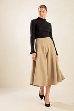 Load image into Gallery viewer, FALLING INTO BLISS WOVEN MIDI SKIRT
