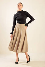 Load image into Gallery viewer, FALLING INTO BLISS WOVEN MIDI SKIRT
