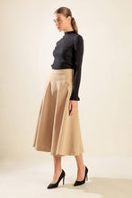 Load image into Gallery viewer, FALLING INTO BLISS WOVEN MIDI SKIRT
