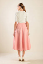 Load image into Gallery viewer, FALLING INTO BLISS WOVEN MIDI SKIRT
