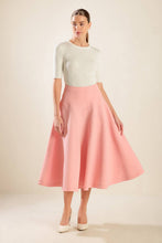 Load image into Gallery viewer, FALLING INTO BLISS WOVEN MIDI SKIRT
