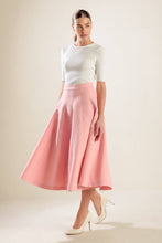 Load image into Gallery viewer, FALLING INTO BLISS WOVEN MIDI SKIRT
