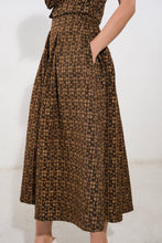Load image into Gallery viewer, UPGRADED EVENT WOVEN MIDI SKIRT
