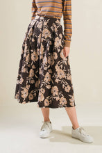Load image into Gallery viewer, POSH PRESENCE WOVEN MIDI SKIRT
