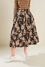 Load image into Gallery viewer, POSH PRESENCE WOVEN MIDI SKIRT
