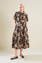 Load image into Gallery viewer, POSH PRESENCE WOVEN MIDI SKIRT
