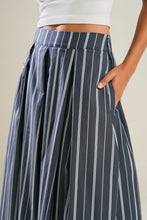 Load image into Gallery viewer, BEHIND THE GRIN WOVEN MIDI SKIRT
