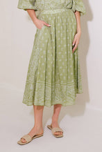 Load image into Gallery viewer, THE MORE THE MERRIER WOVEN FULL MIDI SKIRT
