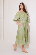 Load image into Gallery viewer, THE MORE THE MERRIER WOVEN FULL MIDI SKIRT
