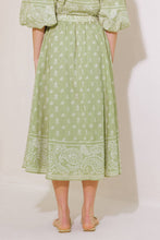 Load image into Gallery viewer, THE MORE THE MERRIER WOVEN FULL MIDI SKIRT
