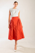 Load image into Gallery viewer, LUNCH WITH THE GIRLS WOVEN FULL MIDI SKIRT

