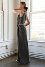 Load image into Gallery viewer, RAIN OR SHINE DENIM JUMPSUIT

