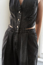 Load image into Gallery viewer, RAIN OR SHINE DENIM JUMPSUIT
