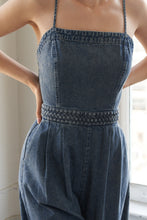 Load image into Gallery viewer, STOLEN GLANCES DENIM JUMPSUIT
