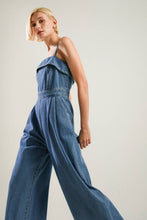 Load image into Gallery viewer, URBAN ELEGANCE DENIM JUMPSUIT
