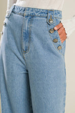 Load image into Gallery viewer, ADVENTURE AWAITS DENIM PANTS
