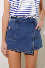 Load image into Gallery viewer, FOR A SECOND DENIM SKORT
