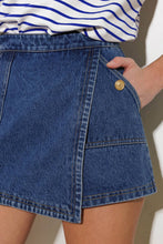 Load image into Gallery viewer, FOR A SECOND DENIM SKORT
