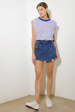 Load image into Gallery viewer, FOR A SECOND DENIM SKORT
