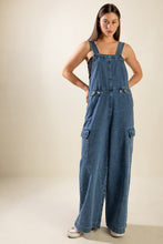 Load image into Gallery viewer, LET ME TALK DENIM CARGO PANTS
