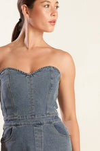 Load image into Gallery viewer, LOOK WHAT WE STARTED DENIM JUNPSUIT
