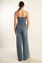 Load image into Gallery viewer, LOOK WHAT WE STARTED DENIM JUNPSUIT
