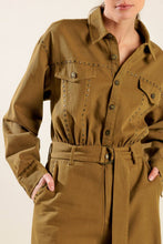 Load image into Gallery viewer, FLEETING WHISPERS TWILL JUMPSUIT
