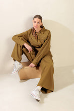 Load image into Gallery viewer, FLEETING WHISPERS TWILL JUMPSUIT
