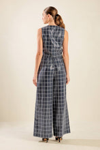 Load image into Gallery viewer, TRAVELING FAR NAVY SEQUIN PANTS
